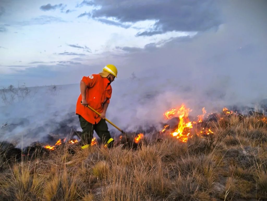 Incendio en Estancia La Anita.