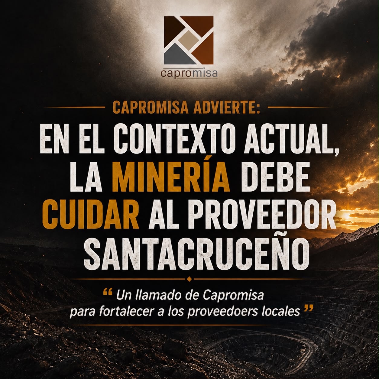 CAPROMISA pidió fortalecer a los proveedores santacruceños