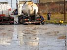 Operativo municipal por anegamientos en Río Gallegos